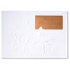 View Image 3 of 4 of Embossed Fall Leaves Greeting Card