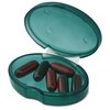 View Image 2 of 3 of Oval Pill Box - Translucent