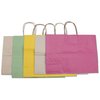 View Image 2 of 3 of Tonal Striped Matte Paper Bag - 13" x 16"