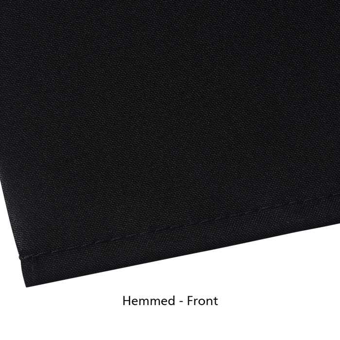 Hemmed UltraFit Table Cover Round Bar Height Full Color 121623RDBHFC