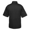 View Image 3 of 3 of Twelve Cloth Button Short Sleeve Chef Coat with Mesh Back
