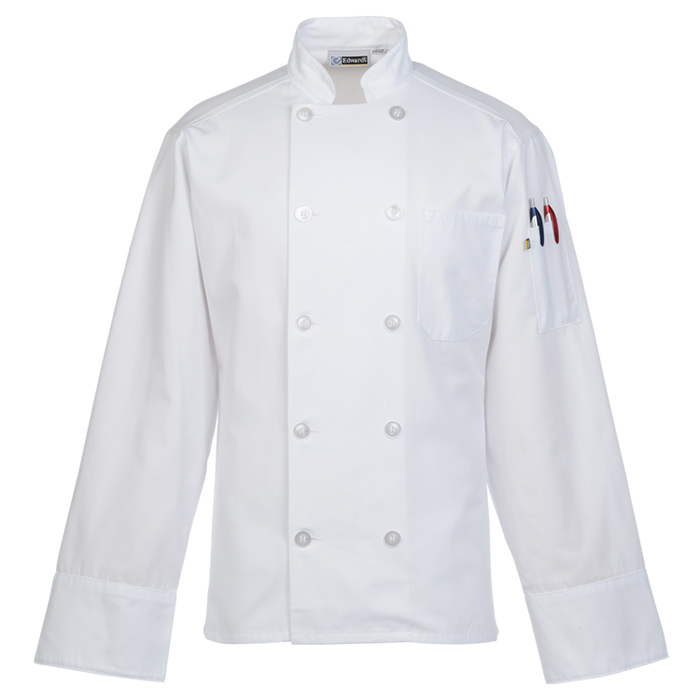 Ten Button Chef Coat with Mesh Back 121997