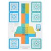 View Image 4 of 5 of Coaster Desk Top Calendar - Tapestry