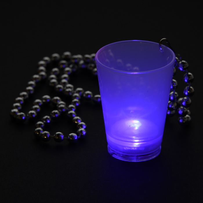 4imprint.com: Light-up Shot Glass on Beaded Necklace - 2 oz. - Multi