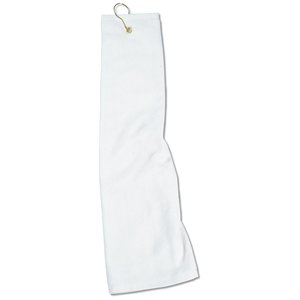 4imprint.com: Trifold Golf Towel - White - Embroidered 124553-W-E