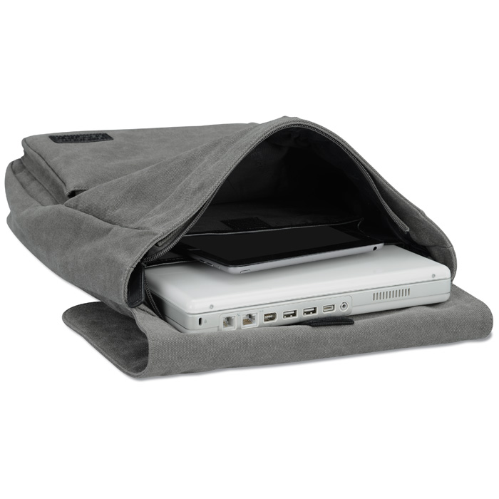 kenneth cole leather laptop backpack
