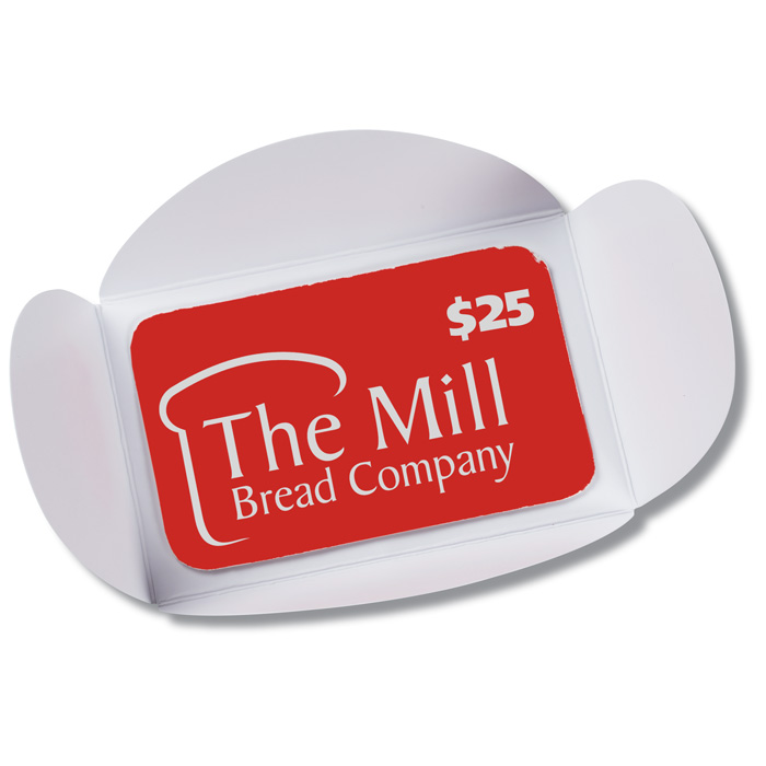 Gift Card Box with Self Locking Flaps 125979