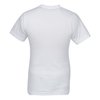 View Image 2 of 2 of American Apparel Fine Jersey T-Shirt - Men's - White - Embroidered - USA Made