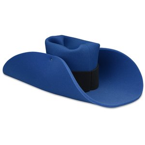 blue foam cowboy hat