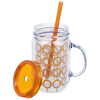 View Image 2 of 3 of Mason Mug with Straw - 18 oz. - Link