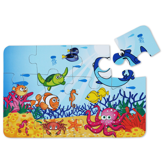 4imprint.com: 12-Piece Animal Puzzle - Ocean 127388-OC