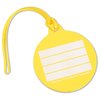 View Image 2 of 2 of Round Luggage Tag with Tab - Opaque