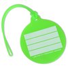 View Image 2 of 2 of Round Luggage Tag with Tab - Translucent