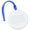 View Image 2 of 2 of Round Luggage Tag with Tab - Translucent - Full Color