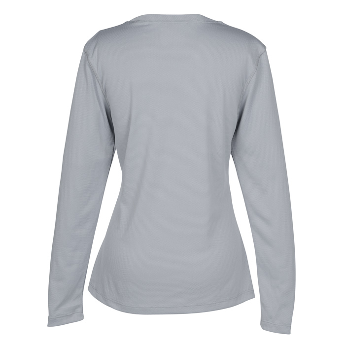 4imprint.com: Popcorn Knit Performance Long Sleeve Tee - Ladies ...