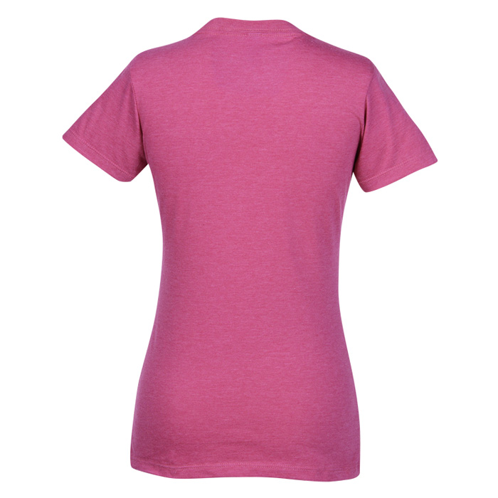 4imprint.com: District Perfect Blend V-Neck T-Shirt - Ladies' 129531-L-VN