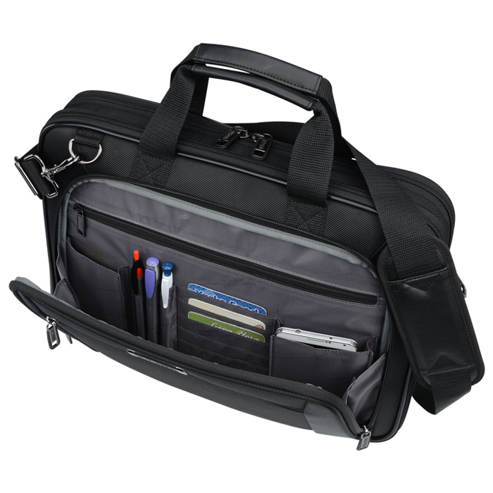 4imprint.com: Kenneth Cole EZ-Scan Single Gusset Laptop Case 130262