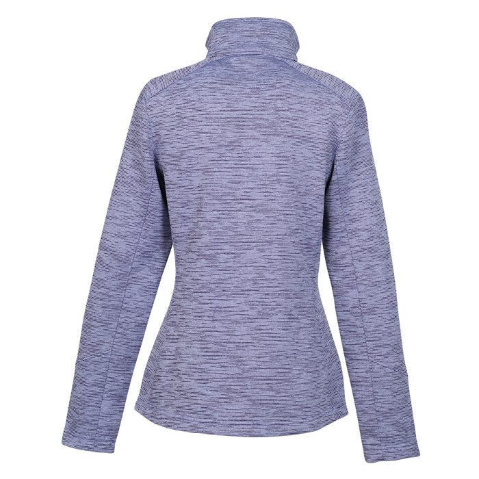 Digital Stripe Fleece Jacket Ladies' 130881L