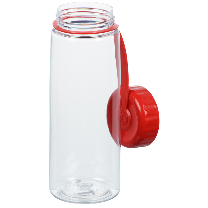 Customizable Clear Impact Flair Bottle with Tethered Lid 26 oz. 131553CTL