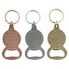 View Image 3 of 3 of Delton Bottle Opener Keychain - Circle