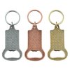 View Image 2 of 3 of Delton Bottle Opener Keychain - Rectangle