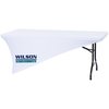 View Image 2 of 7 of Hemmed UltraFit Cross Over Table Cover - 6' - Full Color