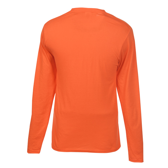 4imprint.com: Principle Performance Blend Long Sleeve T-Shirt - Colors ...
