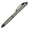 View Image 4 of 7 of Tev Stylus Twist Flashlight Pen - Metallic