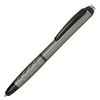 View Image 5 of 7 of Tev Stylus Twist Flashlight Pen - Metallic