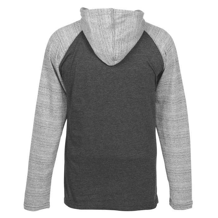 4imprint.com: Burnside Yarn-Dyed Raglan Hooded T-Shirt - Embroidered ...