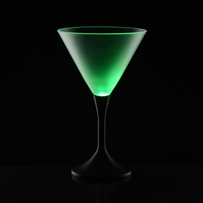 Frosted LightUp Martini Glass 8 oz. 24 hr 13264024HR