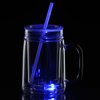 View Image 11 of 11 of Light-Up Mason Jar with Straw - 18 oz.