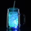 View Image 5 of 11 of Light-Up Mason Jar with Straw - 18 oz.