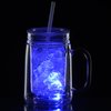 View Image 6 of 11 of Light-Up Mason Jar with Straw - 18 oz.
