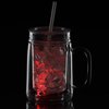 View Image 7 of 11 of Light-Up Mason Jar with Straw - 18 oz.