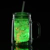 View Image 8 of 11 of Light-Up Mason Jar with Straw - 18 oz.