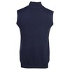 View Image 2 of 3 of Cotton Blend 1/4-Zip Sweater Vest