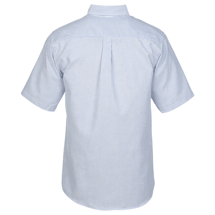 4imprint.com: Easy Care Short Sleeve Stripe Oxford Shirt - Men's 133542 ...