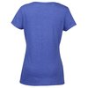 View Image 2 of 3 of Optimal Tri-Blend V-Neck T-Shirt - Ladies' - Colors - Screen