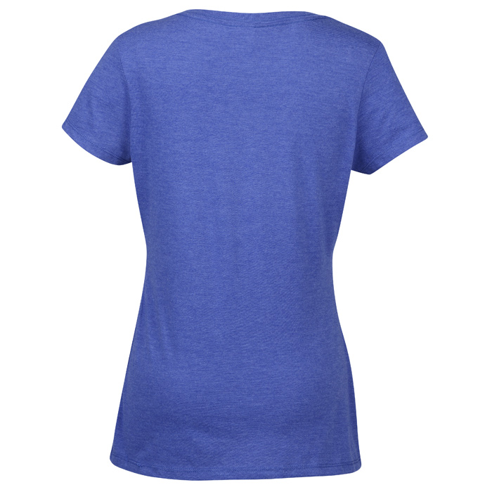 4imprint.com: Optimal Tri-Blend V-Neck T-Shirt - Ladies' - Colors ...