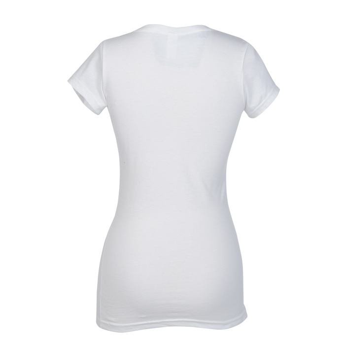 4imprint.com: Ultimate Fitted T-Shirt - Ladies' - White - Embroidered ...