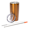 View Image 2 of 4 of Yowie Vacuum Tumbler with Stainless Straw Set - 18 oz.