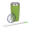 View Image 2 of 4 of Yowie Vacuum Tumbler with Stainless Straw Set - 18 oz. - Powder Coat