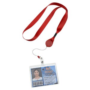 4imprint.com: Retractable Polyester Lanyard - 3/4