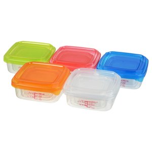 4imprint.com: Up Front Square Portion Control Lunch Set 134460