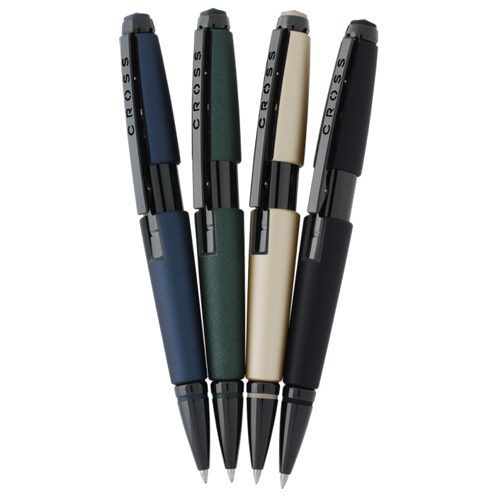 AT0555-3 2 Pack Cross Edge Nitro Blue Selectip Rollerball Pen 