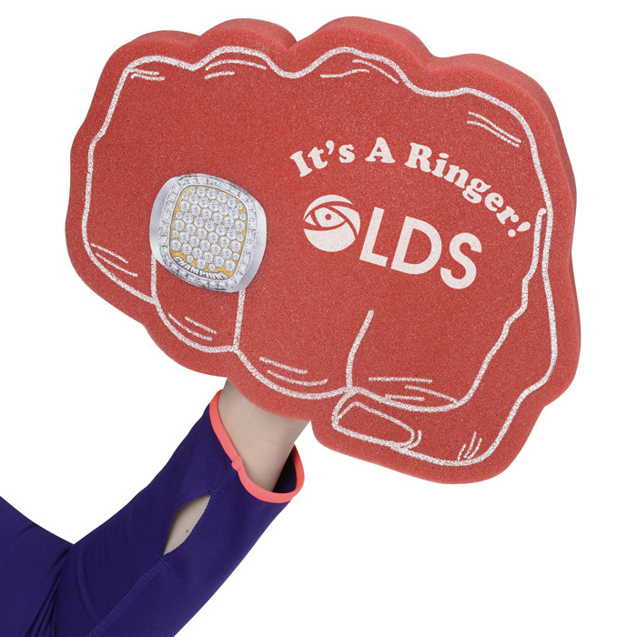 Foam Championship Ring Hand 136074