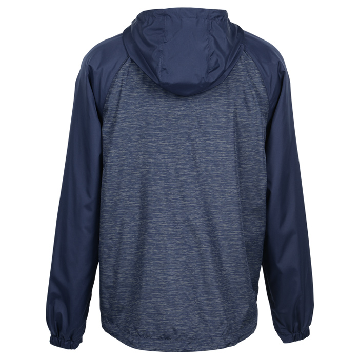 Heather Raglan Hooded Wind Jacket Men's 136303M