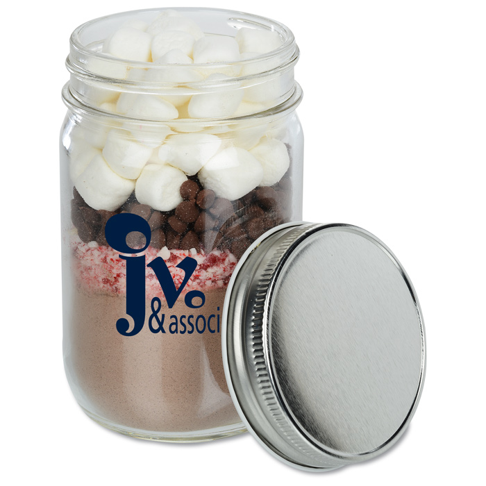4imprint.com: Mason Jar Hot Chocolate Kit 136435
