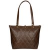 View Image 2 of 3 of Cutter & Buck Bainbridge Quilted Leather Tote - 24 hr